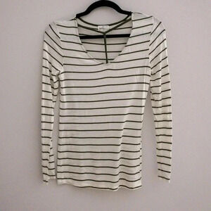 Glitz Long Sleeve Striped Shirt